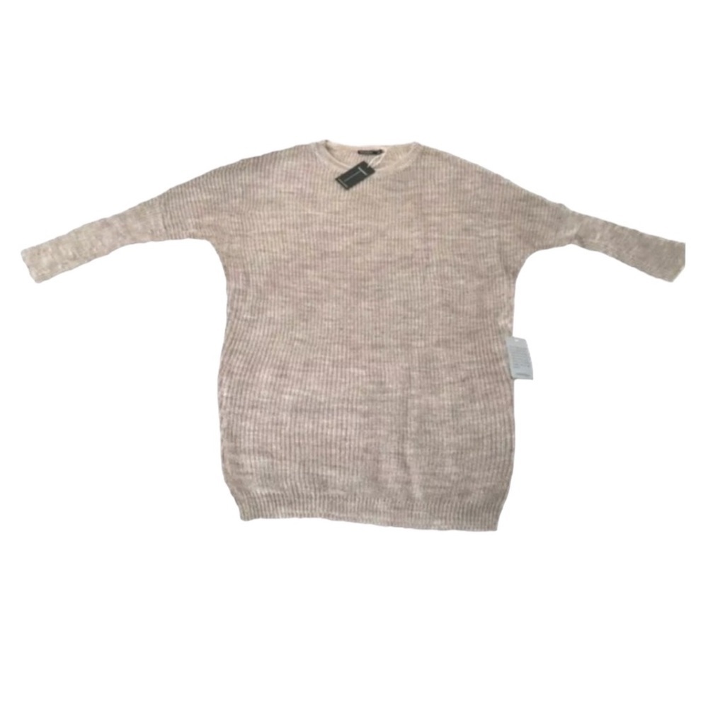 Solutions Wool Blend SOFT Lantern Dress Small Washable Dolman Long Sleeves NWT